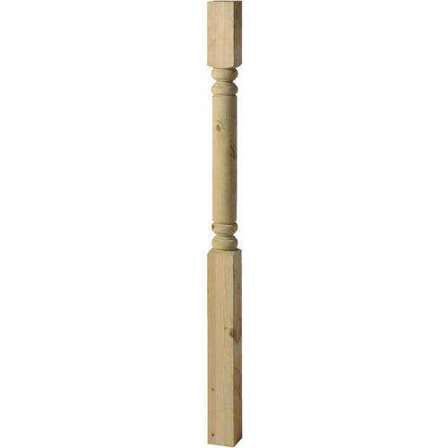Prowood 4 In. x 4 In. x 54 In. Treated Wood Colonial Newel Post