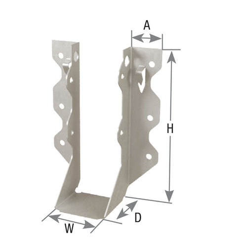 Mitek USP Structural Connectors Face Mount Joist Hanger