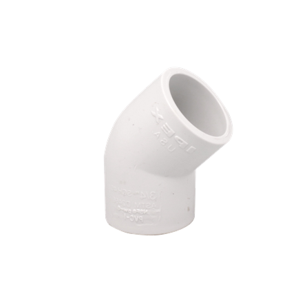 Ipex PVC Sch 40 45° Elbow Hub